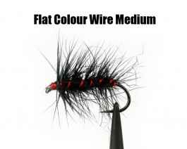 Flat Colour Wire, Medium, Wide, Black